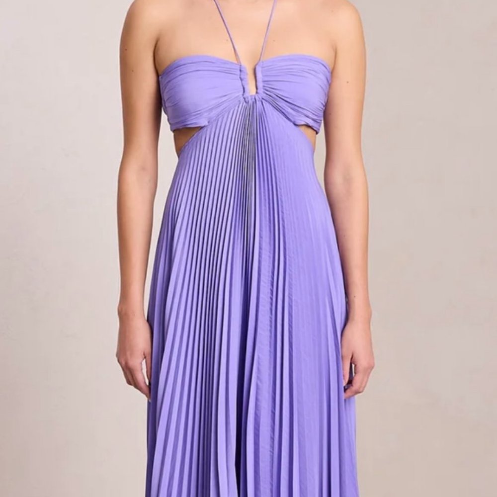 A.L.C. Moira Pleated Maxi Dress (Size 2)